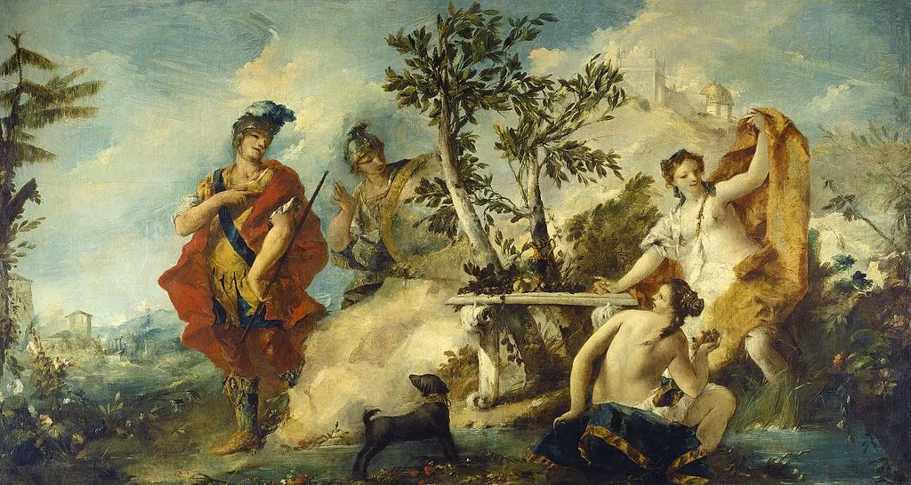 Carlo e Ubaldo resistendo agli incantesimi delle Ninfe di Armida - National Gallery of Arts, Washington